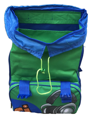 Zaino Faccine Bambino Estensibile Borsa Scuola Elementare Cm. 40x29x28 - Cj0450c