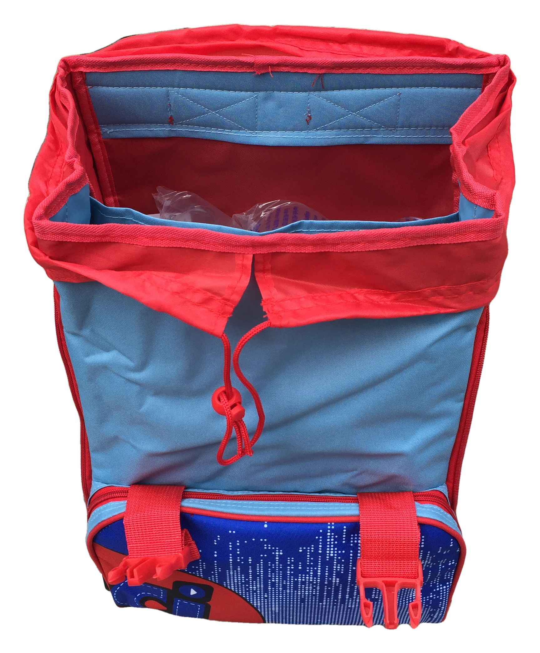 Zaino Faccine Bambino Estensibile Borsa Scuola Elementare Cm. 40x29x28 - Cj0450d