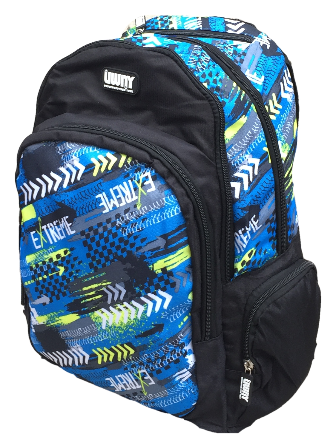 Zaino Round Underwood New York 5 Tasche Borsa Americano Scuola Viaggio Tempo Libero - Ex0051c