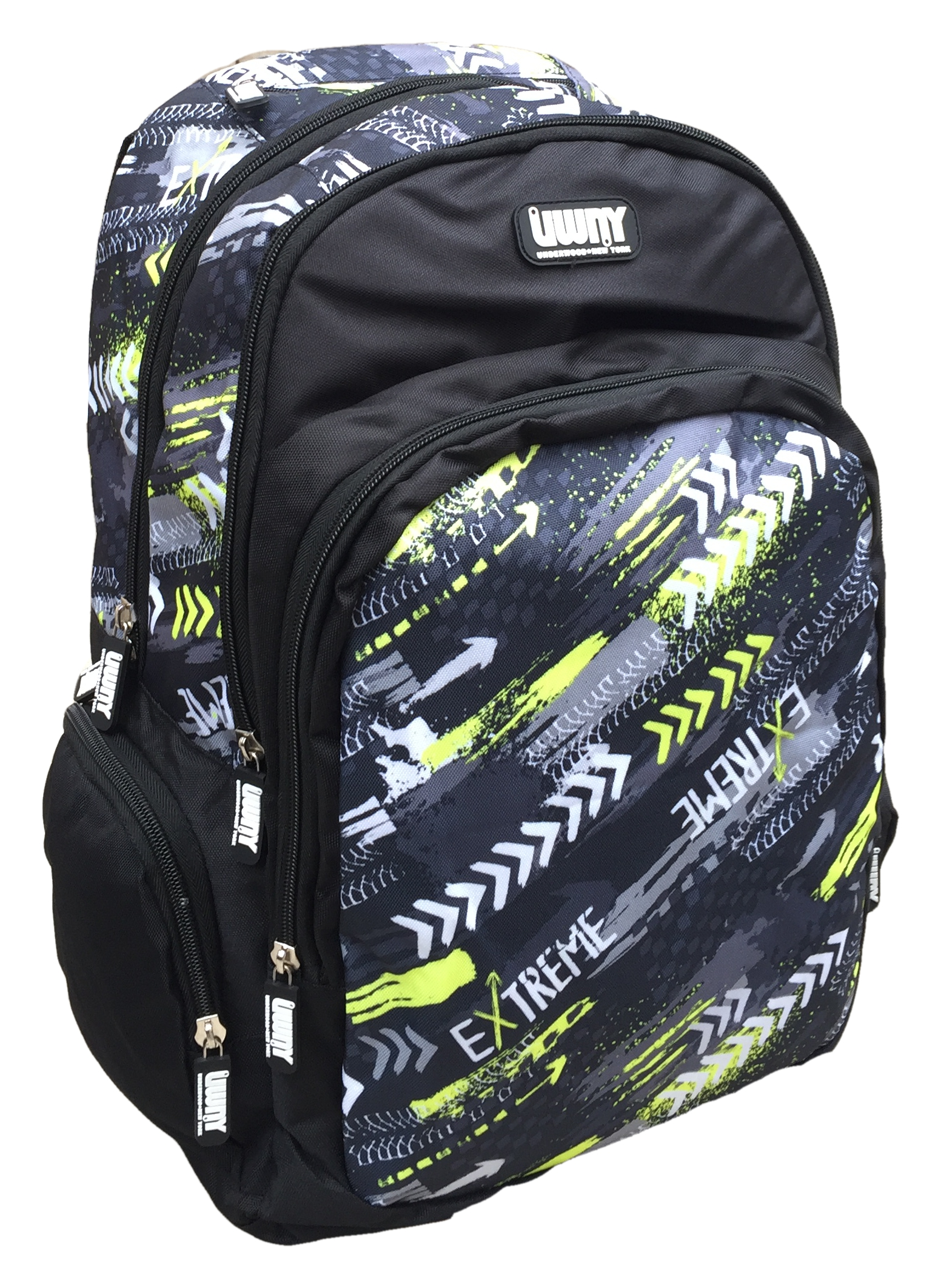 Zaino Round Underwood New York 5 Tasche Borsa Americano Scuola Viaggio Tempo Libero - Ex0051d