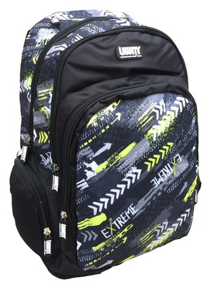 Zaino Round Underwood New York 5 Tasche Borsa Americano Scuola Viaggio Tempo Libero - Ex0051d