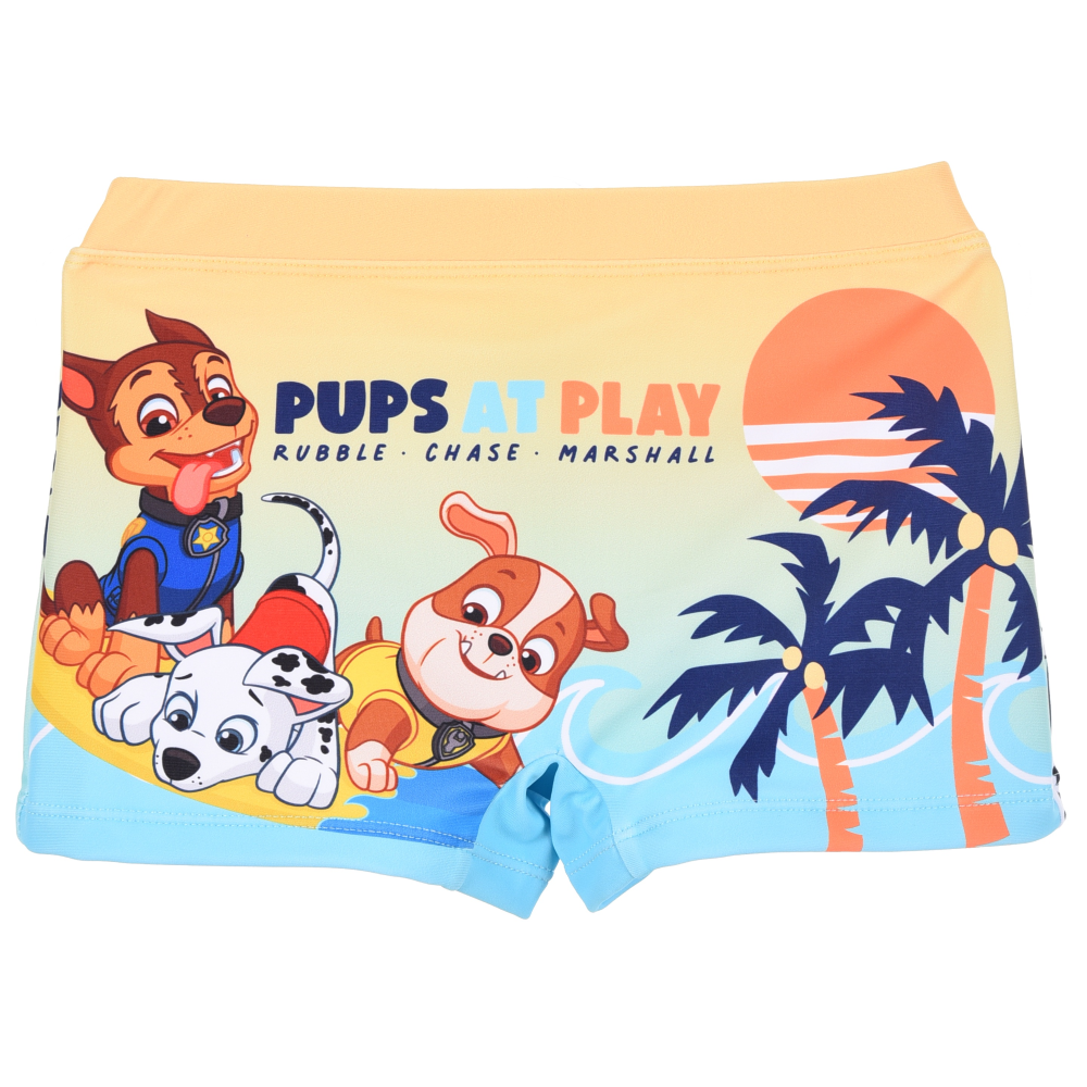 Costume da Bagno Paw Patrol Modello Parigamba Boxer Mare Piscina Bambino - Ez18127giallo