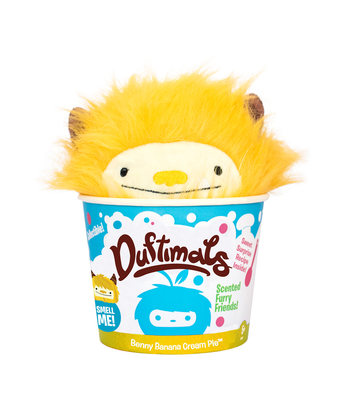 Peluche Profumato Benny Banana Cream Pie Aroma Alla Banana con Ricetta in Confezione