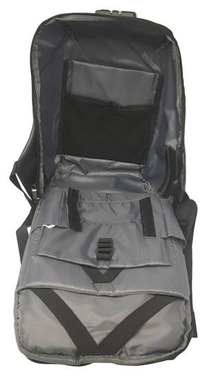 Zaino Pc Porta Notebook Borsa Antirapina Lavoro Viaggio con USB Cm. 45 - Ast9799