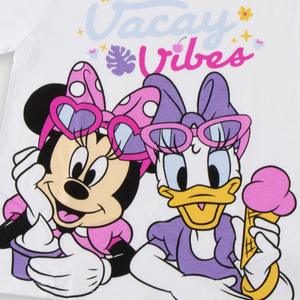 T-Shirt Manica Corta Minnie DISNEY Maglietta 100% Cotone - 3119