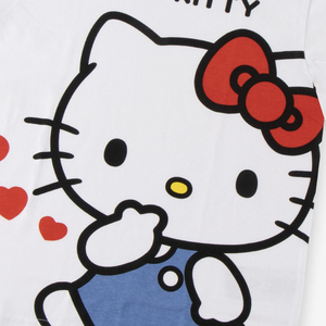 T-Shirt Manica Corta Hello Kitty Sanrio Maglietta 100% Cotone - 3121