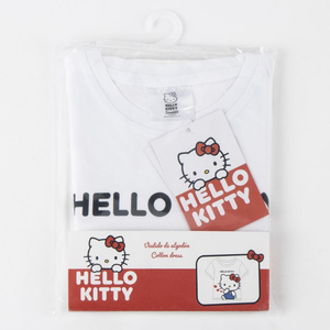 T-Shirt Manica Corta Hello Kitty Sanrio Maglietta 100% Cotone - 3121