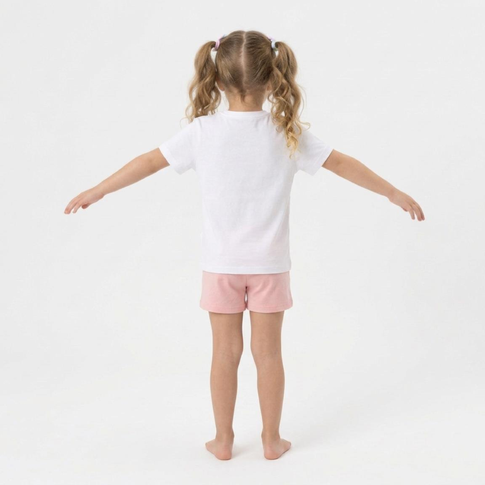 T-Shirt Manica Corta Kuromi e My Melody Sanrio Maglietta 100% Cotone - 3234