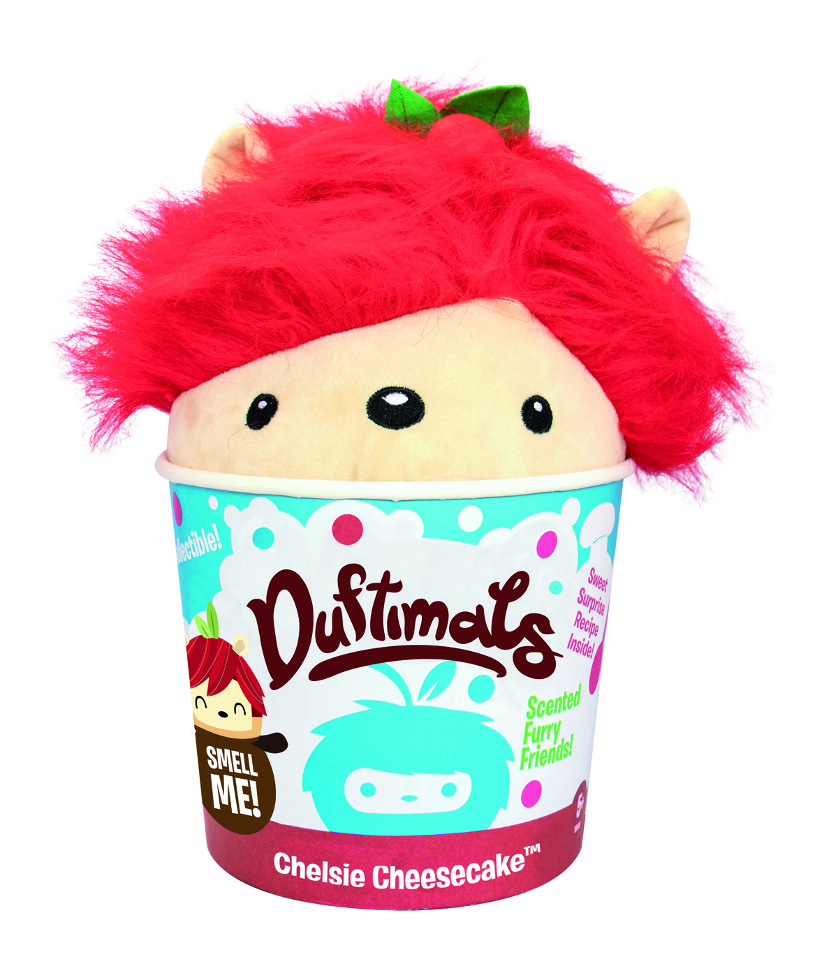 Peluche Profumato Cherry Chelsie Cheesecake Aroma Alla Ciligia Ricetta in Confezione