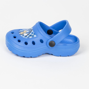 Ciabatte Sonic Modello Crocs in Eva con Cinturino Bambina Piscina Mare - 6436blu