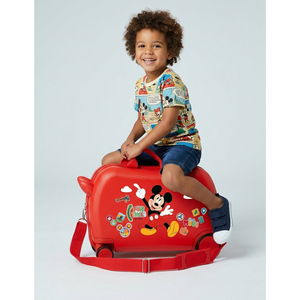 Trolley da Viaggio Cavalcabile Topolino DISNEY Valigia in ABS per Bambini 45 CM - 4231012