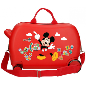Trolley da Viaggio Cavalcabile Topolino DISNEY Valigia in ABS per Bambini 45 CM - 4231012