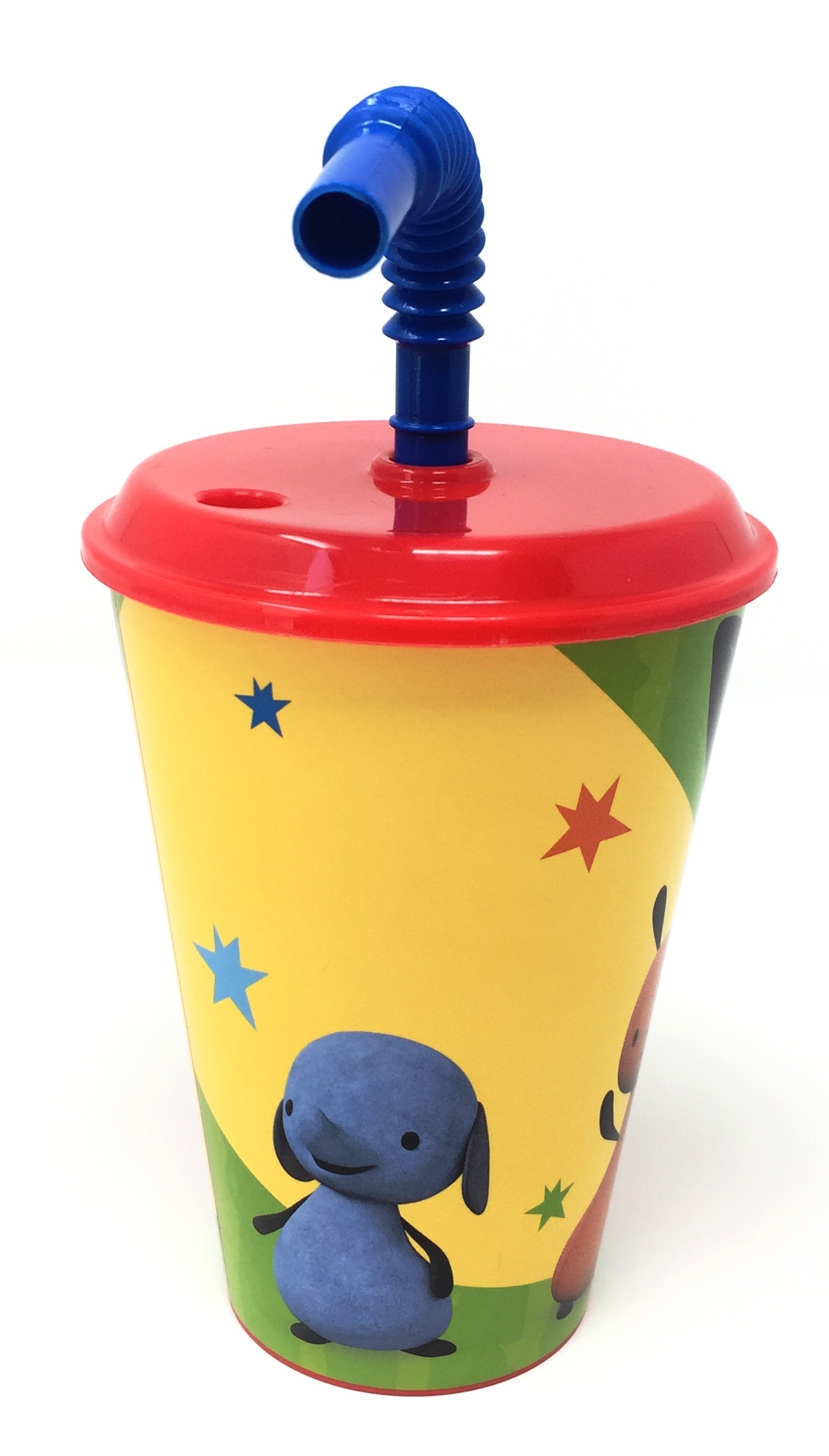 Set Pappa Bing Bunny Coniglietto 2 Piatti + Bicchiere con Cannuccia Bambino - Bin20/3pzbicchiere