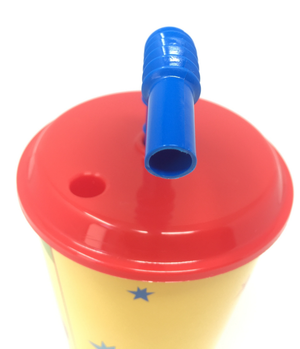 Set Pappa Bing Bunny Coniglietto 2 Piatti + Bicchiere con Cannuccia Bambino - Bin20/3pzbicchiere