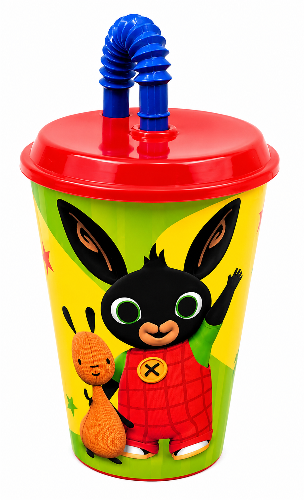 Bicchiere con Cannuccia Bing Bunny Coniglietto in Plastica Ml.430 - St1003