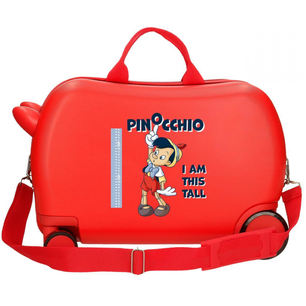 Trolley da Viaggio Cavalcabile Pinocchio DISNEY Valigia in ABS per Bambini 45 CM - 2651028