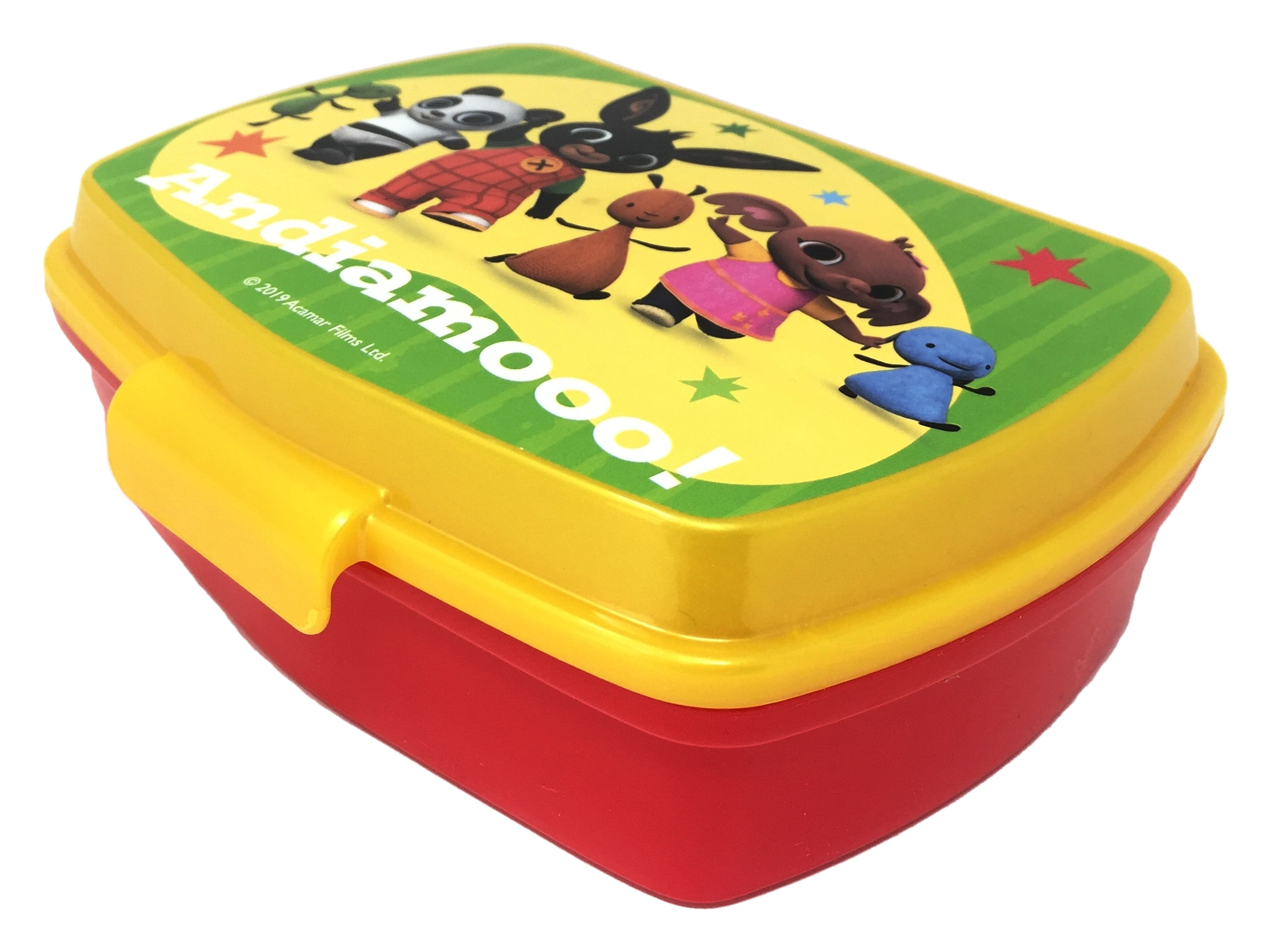 Portamerenda Bing Bunny Padget Pando Flop Sula Amma Porta Pranzo Scuola Tempo Libero Cm. 17x14x6 - St44274