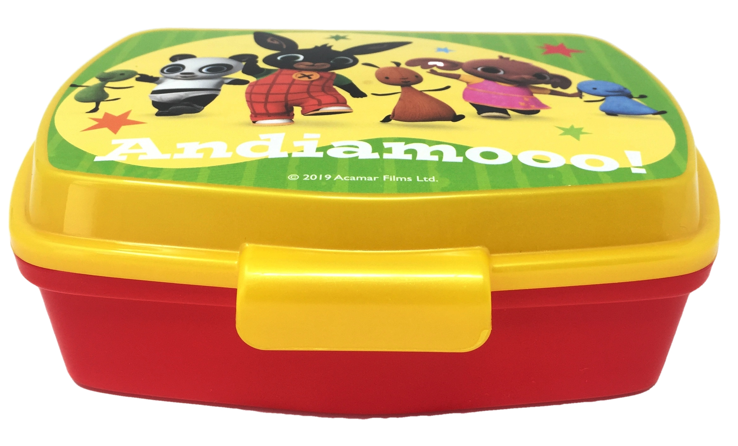 Portamerenda Bing Bunny Padget Pando Flop Sula Amma Porta Pranzo Scuola Tempo Libero Cm. 17x14x6 - St44274