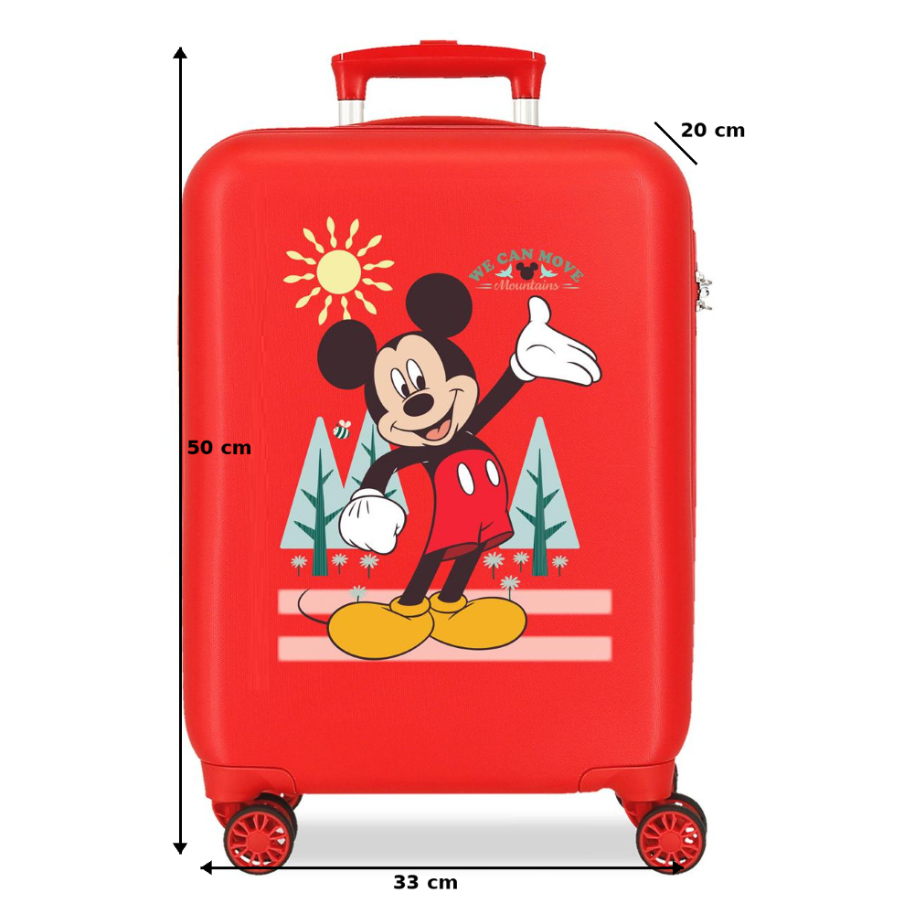 Trolley da Viaggio Topolino DISNEY 50 CM Valigia in ABS - 2071346