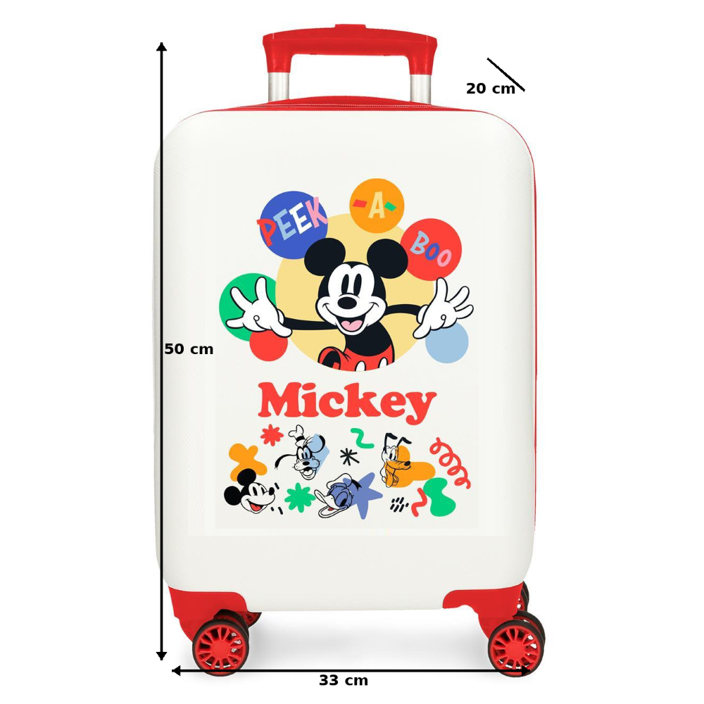 Trolley da Viaggio Topolino DISNEY 50 CM Valigia in ABS - 4221342