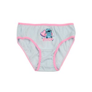 Mutandine Set 3 Pezzi Stitch DISNEY Slip in Cotone in Scatola 3/8 Anni- Ez30052