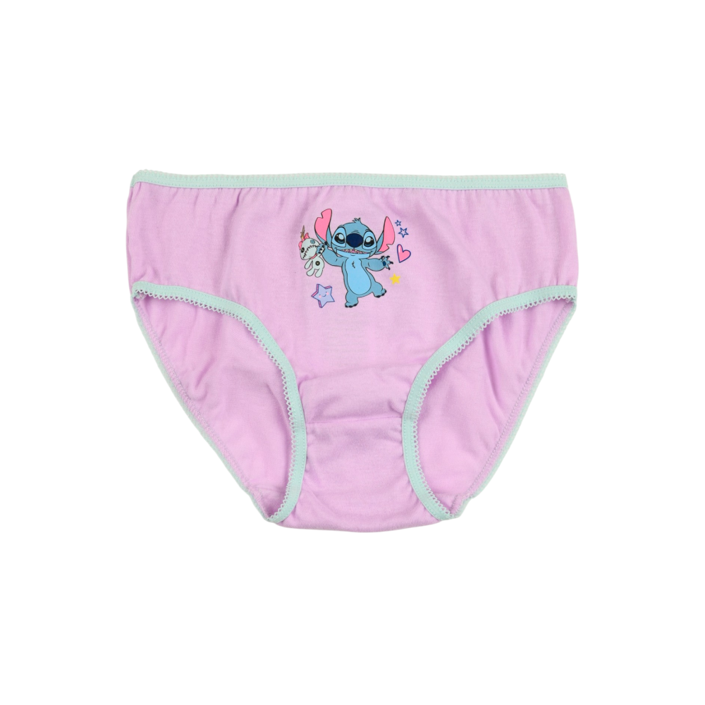 Mutandine Set 3 Pezzi Stitch DISNEY Slip in Cotone in Scatola 3/8 Anni- Ez30052