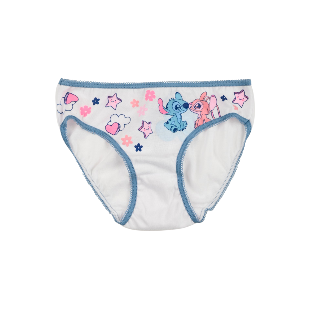 Mutandine Set 3 Pezzi Stitch DISNEY Slip in Cotone in Scatola 3/8 Anni- Ez30052