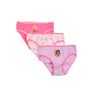 Mutandine Set 3 Pezzi Principesse DISNEY Slip in Cotone in Scatola 3/8 Anni- Ez30011