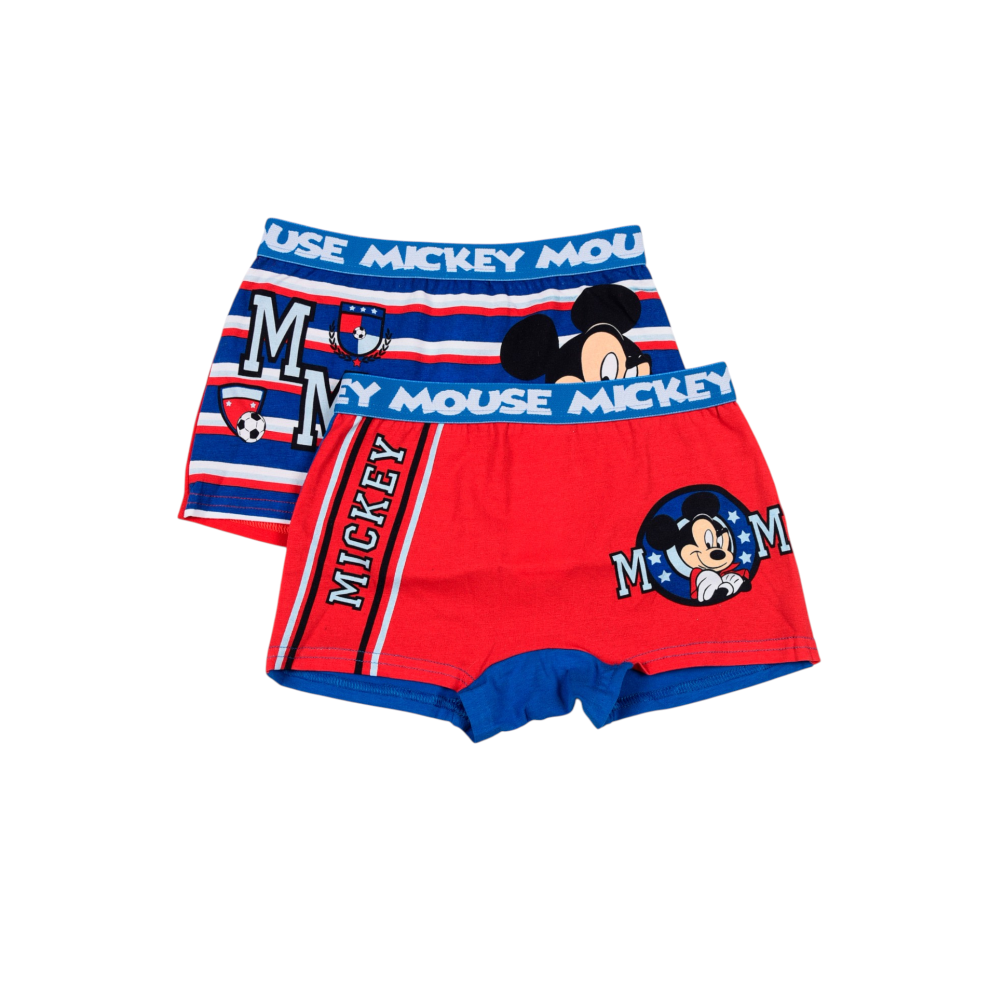 Boxer Set 2 Pezzi Topolino DISNEY Mutande in Cotone 3/6 Anni - Ez30026/1