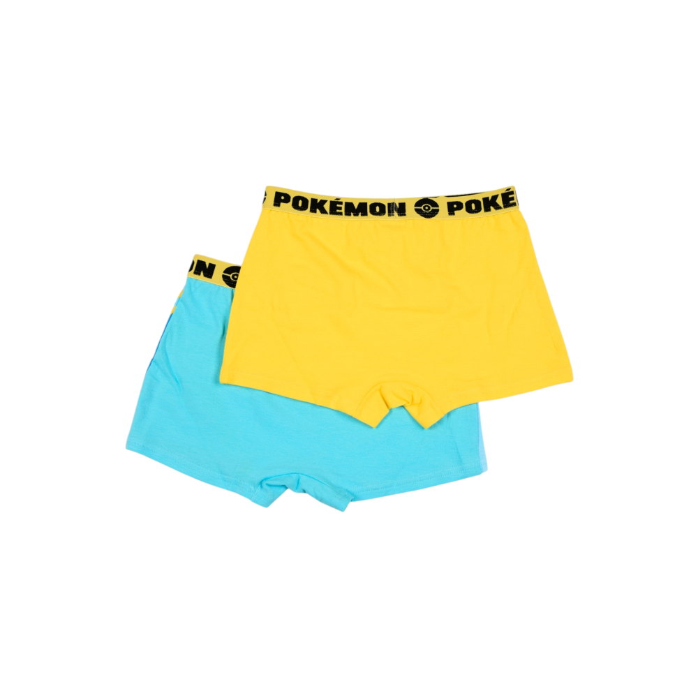 Boxer Set 2 Pezzi Pikachu Pokemon Mutande in Cotone 4/10 Anni - Ez30003/1
