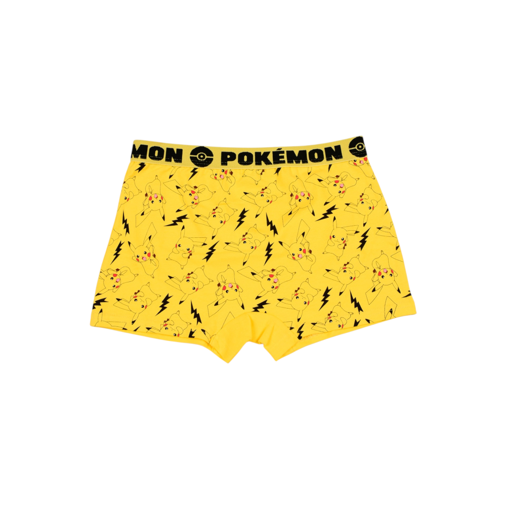 Boxer Set 2 Pezzi Pikachu Pokemon Mutande in Cotone 4/10 Anni - Ez30003/1