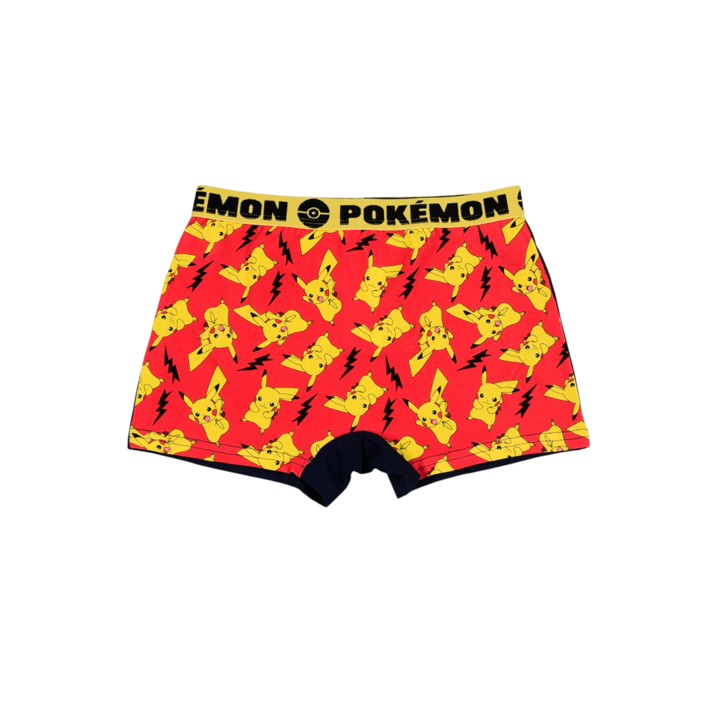 Boxer Set 2 Pezzi Pikachu Pokemon Mutande in Cotone 4/10 Anni - Ez30003/2