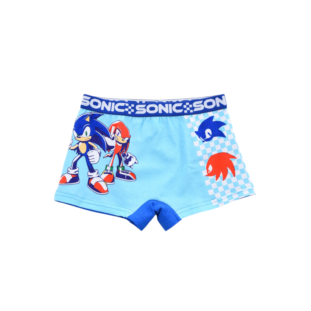 Boxer Set 2 Pezzi Sonic Mutande in Cotone 4/10 Anni - Ez30034/1