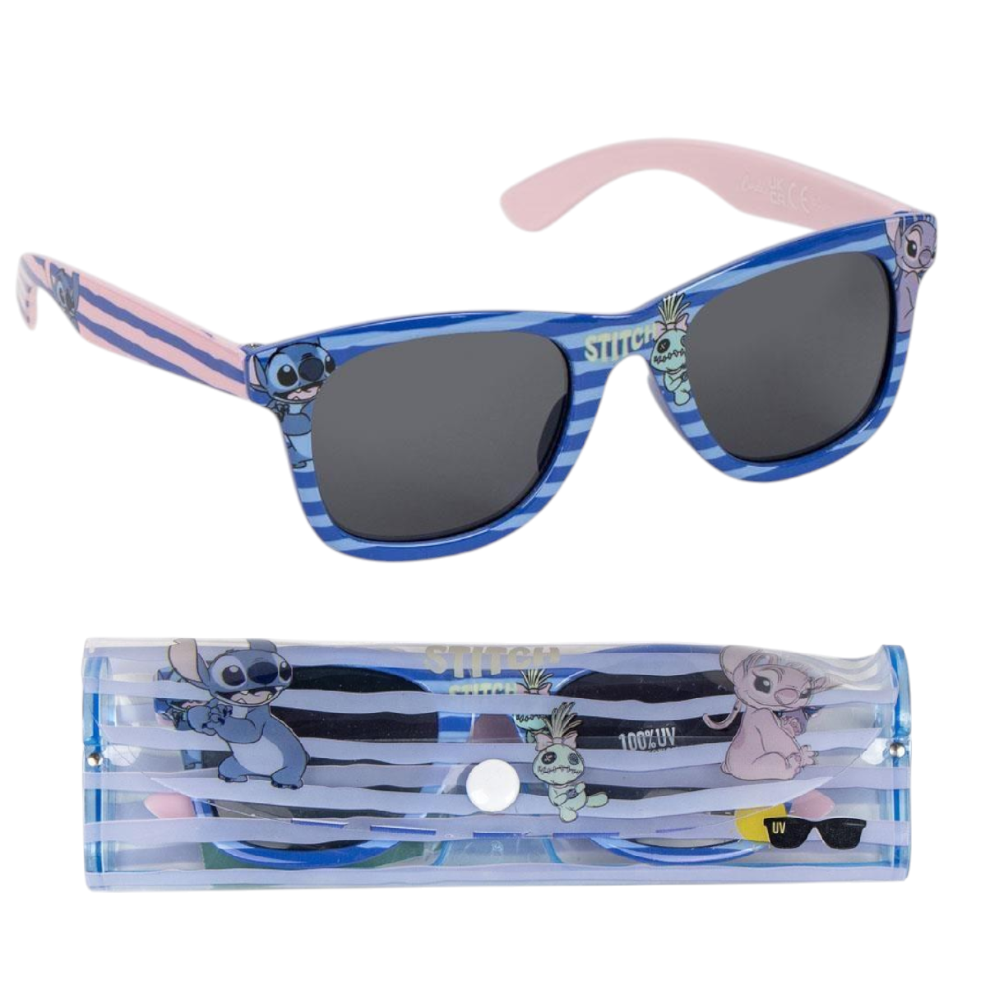 Occhiali da Sole Stitch DISNEY Lenti Specchiate Rettangolari Filtro Uv400 - 2824/2