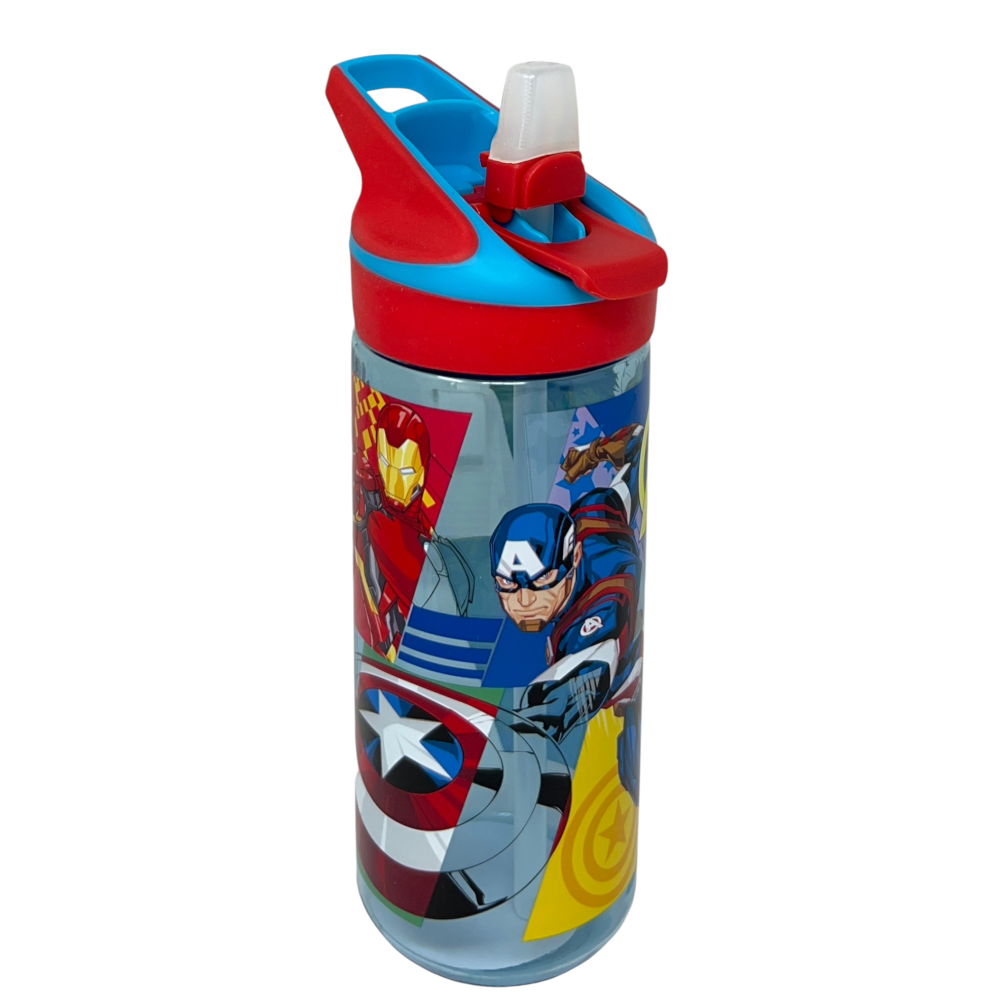 Borraccia Tritan Avengers MARVEL Bottiglia 620 Ml con Apertura Pop-Up - 86701