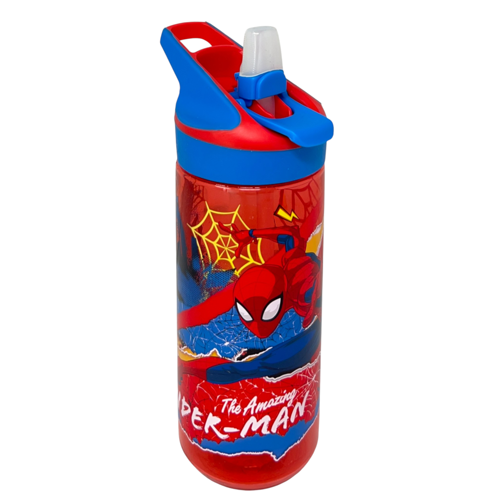 Borraccia Tritan Spiderman MARVEL Bottiglia 620 Ml con Apertura Pop-Up - 86706