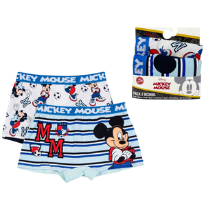 Boxer Set 2 Pezzi Topolino DISNEY Mutande in Cotone 3/6 Anni - Ez30026/2