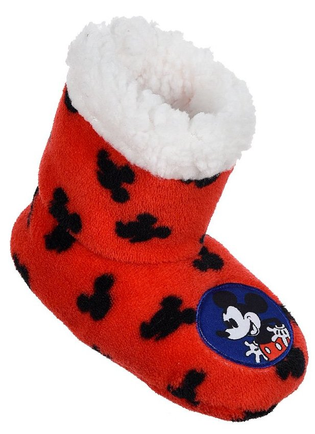 Pantofole Stivaletto Invernali Topolino DISNEY Antiscivolo Ciabatte Scarpe da 25 Al 32 - Hs0676/1