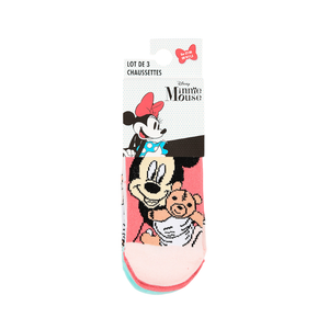 Calzini Minnie DISNEY in Misto Cotone 3 Paia Assortiti 23/34 - Ez06023/1