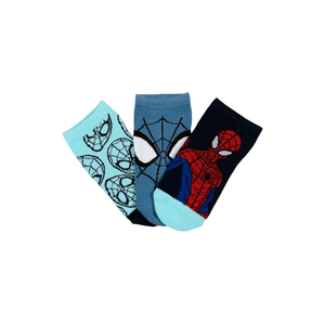 Calzini Spiderman MARVEL in Misto Cotone 3 Paia Assortiti 23/34 - Ez06042/2