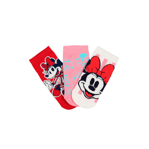 Calzini Minnie DISNEY in Misto Cotone 3 Paia Assortiti Adulto 36/41 - Ez39001/1