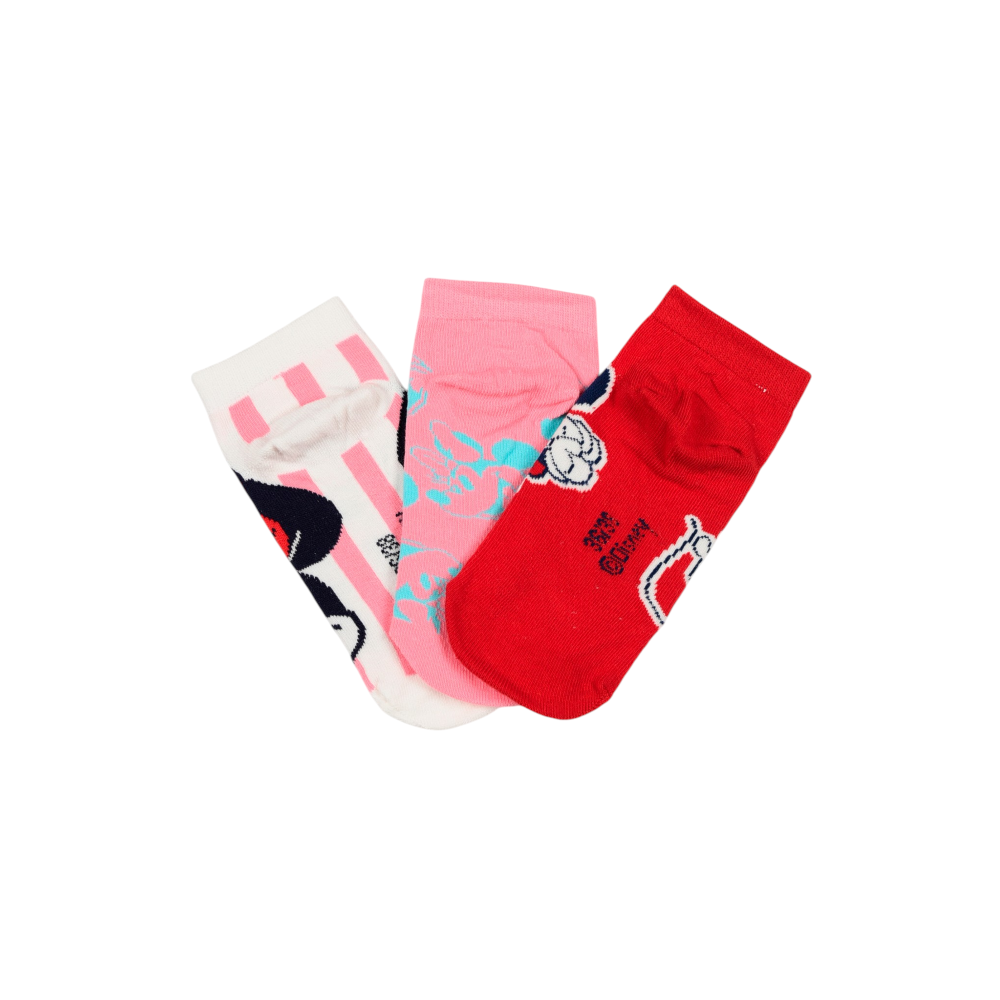 Calzini Minnie DISNEY in Misto Cotone 3 Paia Assortiti Adulto 36/41 - Ez39001/1
