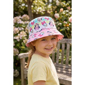 Cappello Minnie Paperina DISNEY Berretto Modello Alla Pescatora Bambina - Ez45002rosa