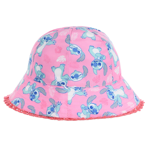 Cappello Stitch DISNEY Berretto Modello Alla Pescatora Bucket Bambina - Ez45001fucsia