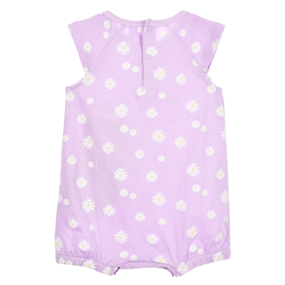 Pagliaccetto Stitch DISNEY Body Smanicato 100% Cotone Neonata - Ez00001lilla