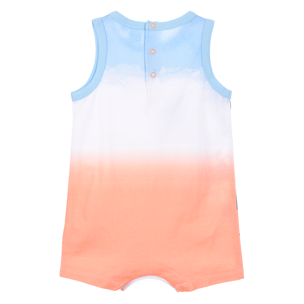 Pagliaccetto Topolino DISNEY Body Smanicato 100% Cotone Neonato - Ez00010arancio