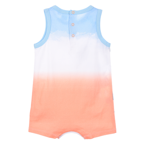 Pagliaccetto Topolino DISNEY Body Smanicato 100% Cotone Neonato - Ez00010arancio