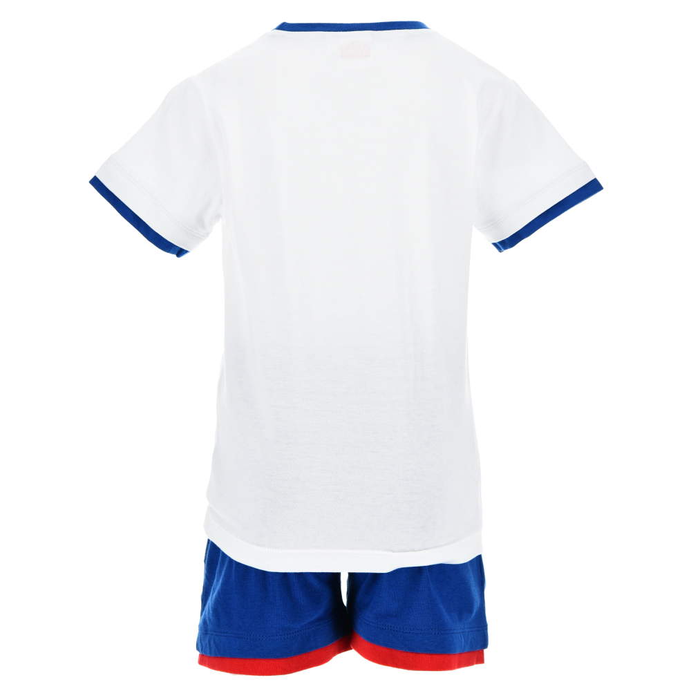Completo Spiderman MARVEL 2 Pezzi T-Shirt e Bermuda in Cotone Bambino - Ez10223bianco