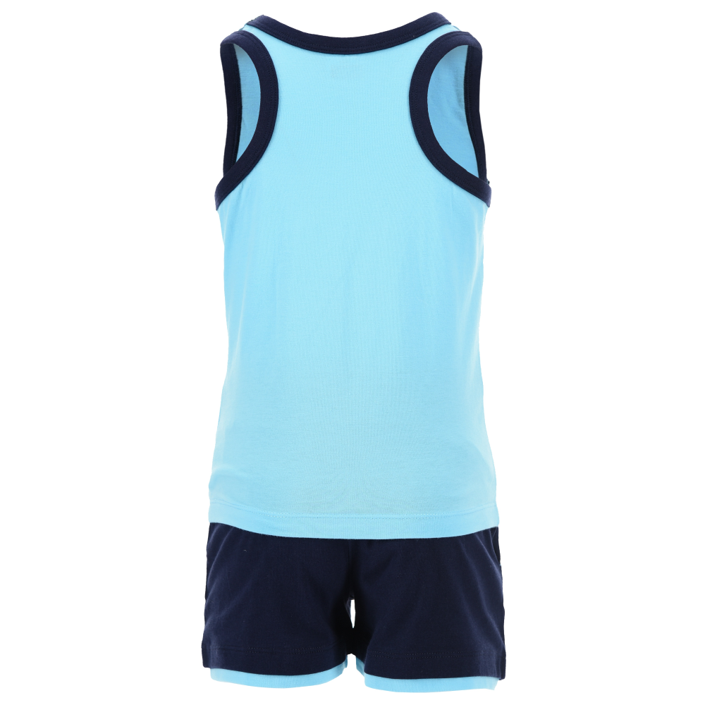 Completo Spidey MARVEL 2 Pezzi Canotta e Bermuda in Cotone Bambino - Ez10159azzurro
