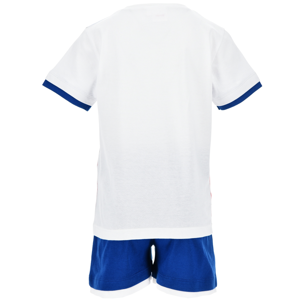 Completo Avengers MARVEL 2 Pezzi T-Shirt e Bermuda in Cotone Bambino - Ez10224bianco